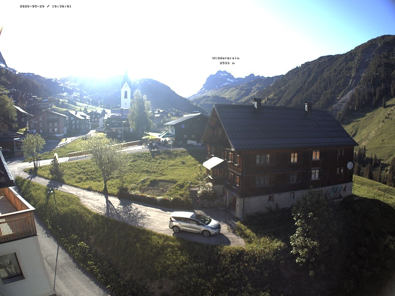 Archiv Foto Webcam Dorfzentrum von Warth