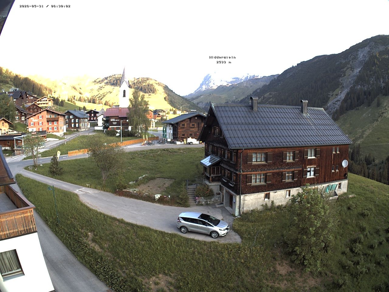 Archiv Foto Webcam Dorfzentrum von Warth