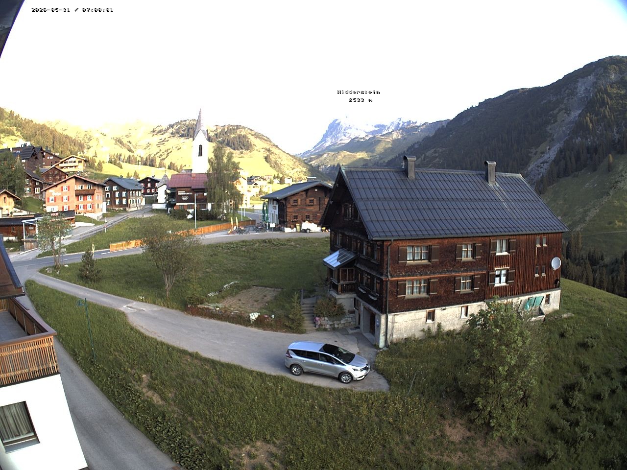 Archiv Foto Webcam Dorfzentrum von Warth