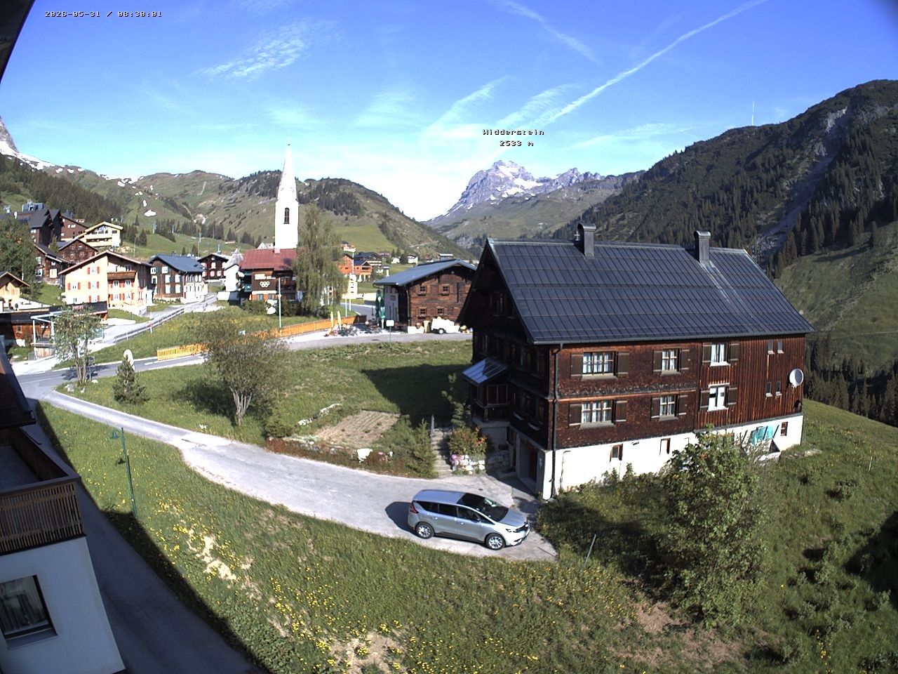 Archiv Foto Webcam Dorfzentrum von Warth