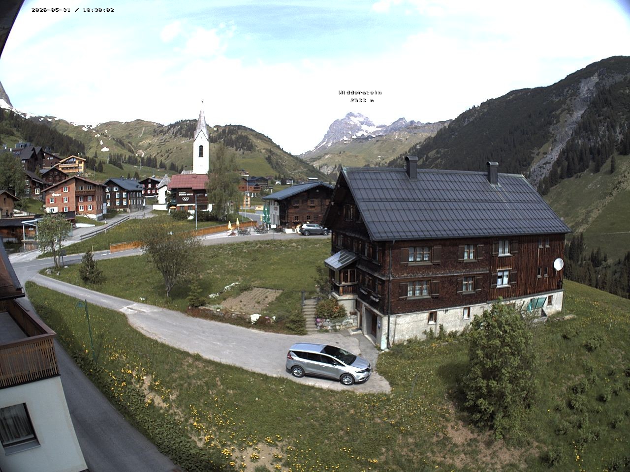Archiv Foto Webcam Dorfzentrum von Warth