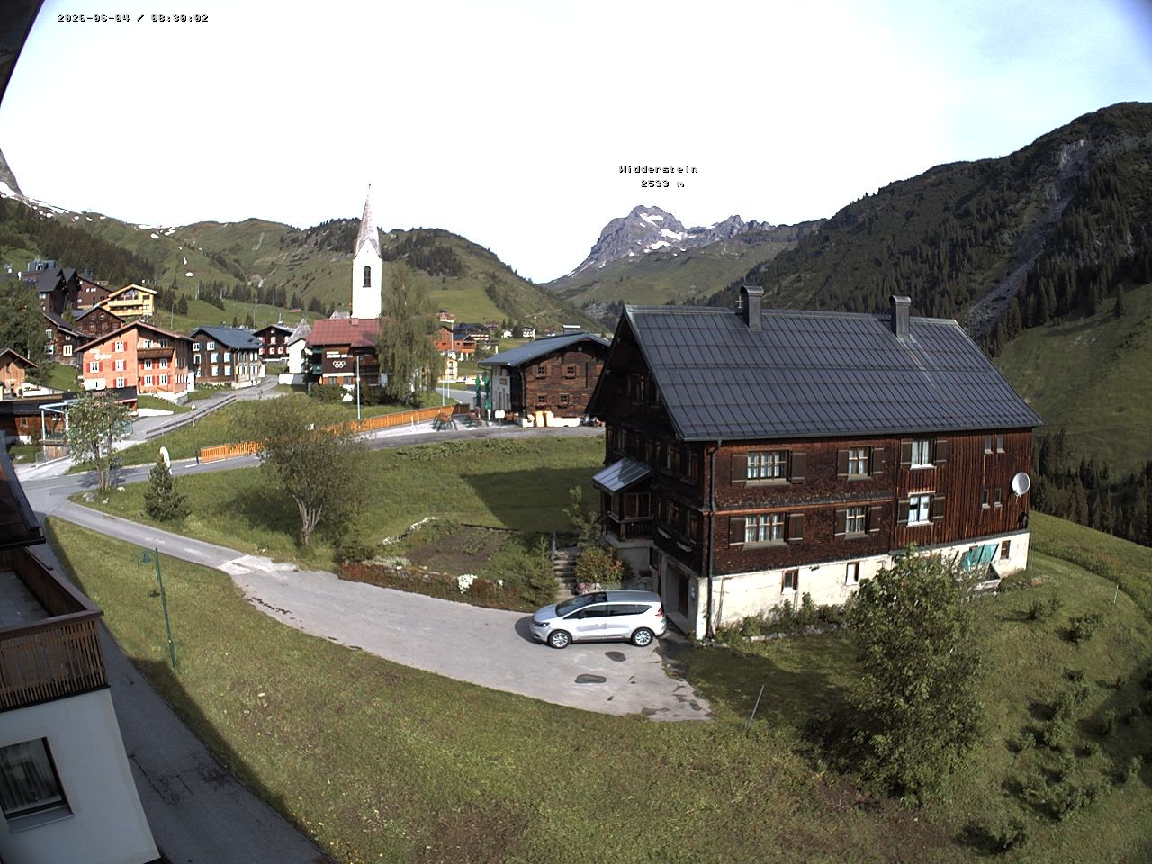 Archiv Foto Webcam Dorfzentrum von Warth