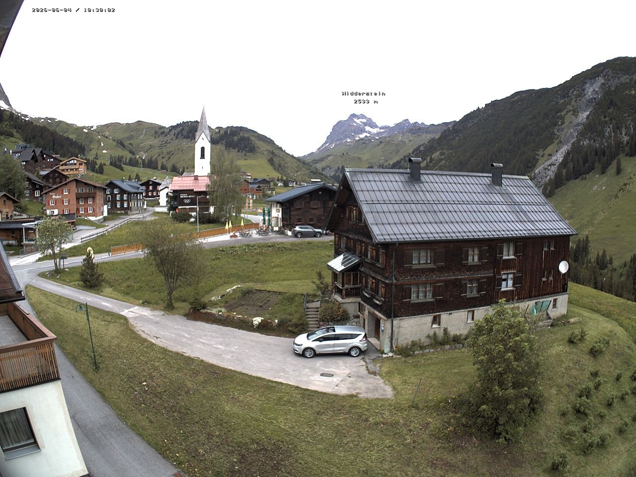 Archiv Foto Webcam Dorfzentrum von Warth