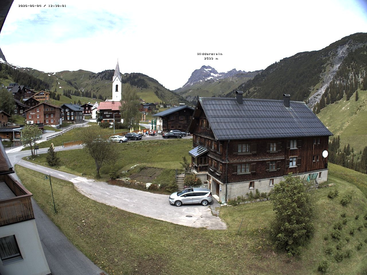 Archiv Foto Webcam Dorfzentrum von Warth