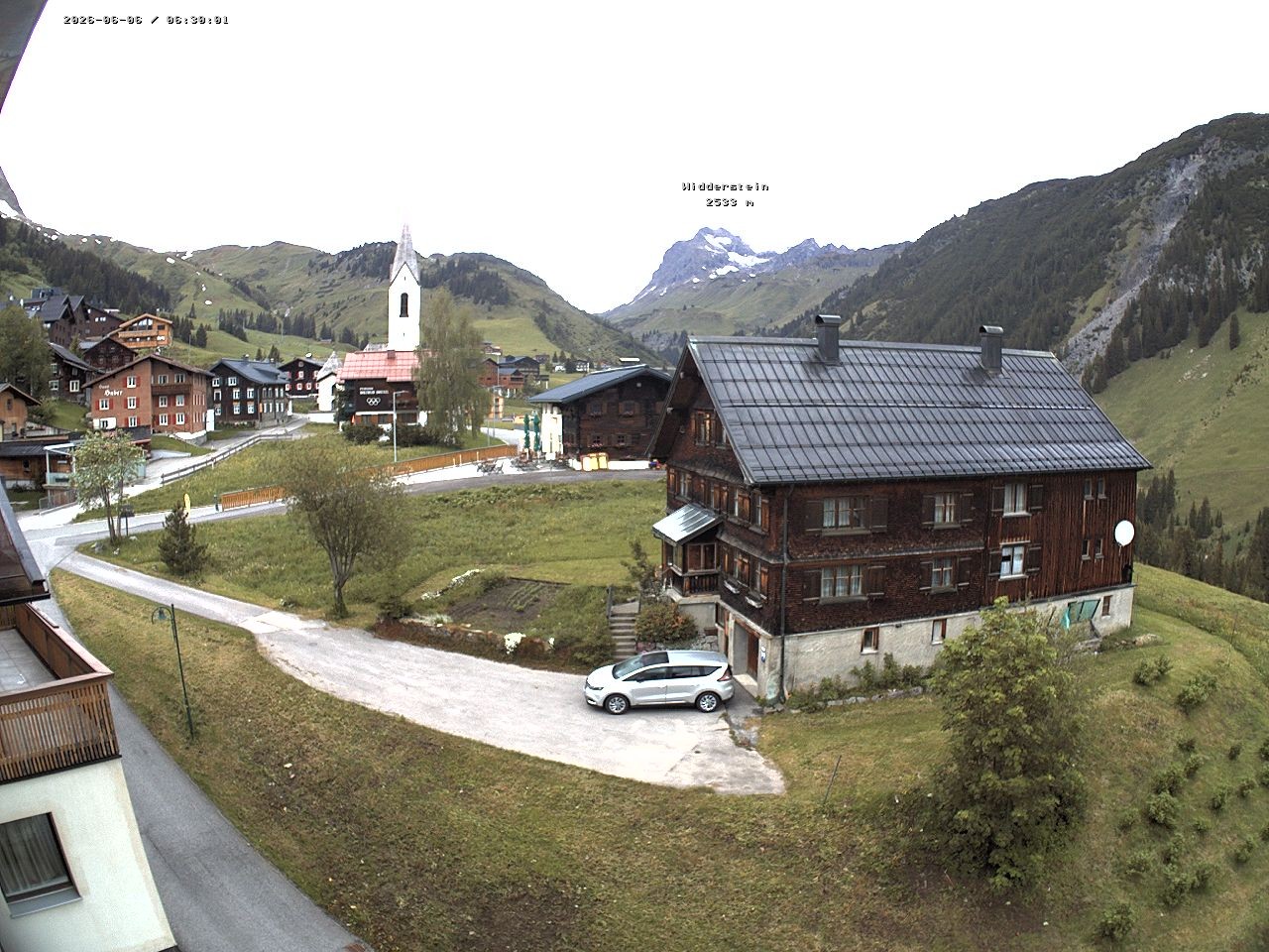 Archiv Foto Webcam Dorfzentrum von Warth