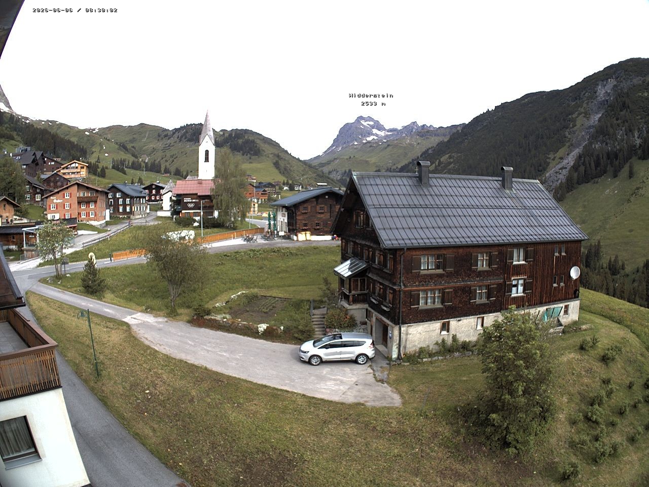 Archiv Foto Webcam Dorfzentrum von Warth