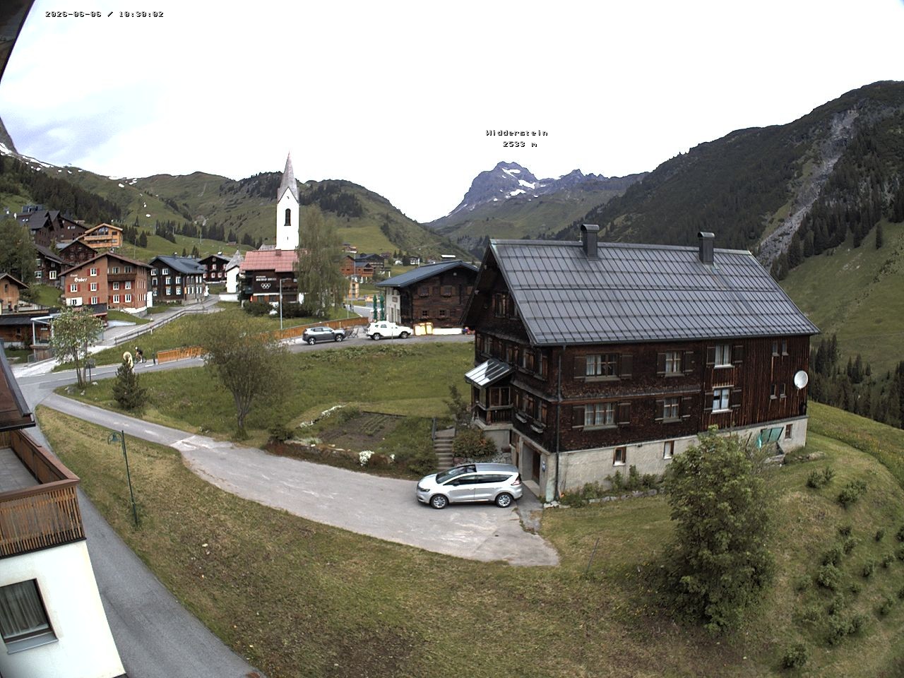 Archiv Foto Webcam Dorfzentrum von Warth