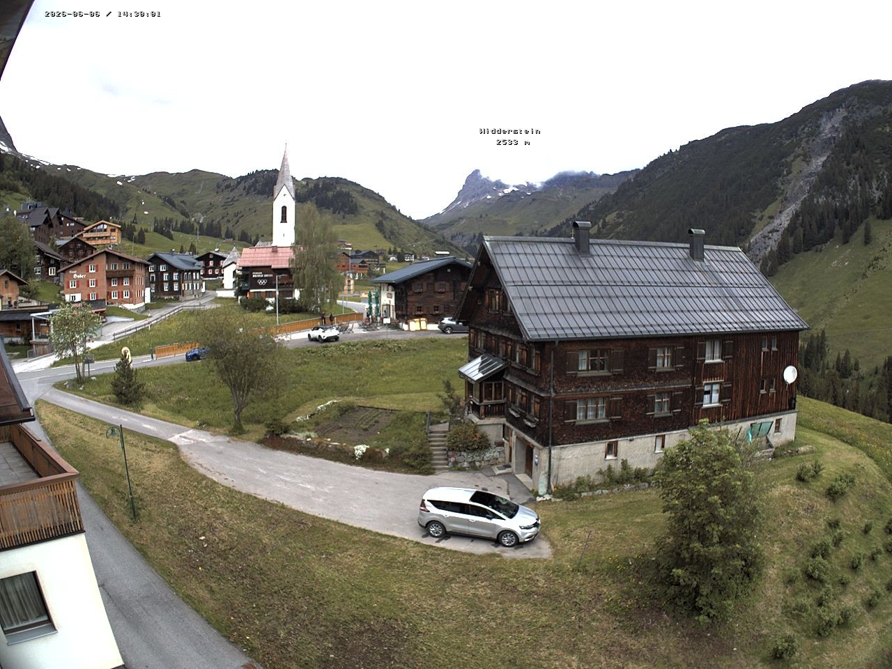 Archiv Foto Webcam Dorfzentrum von Warth