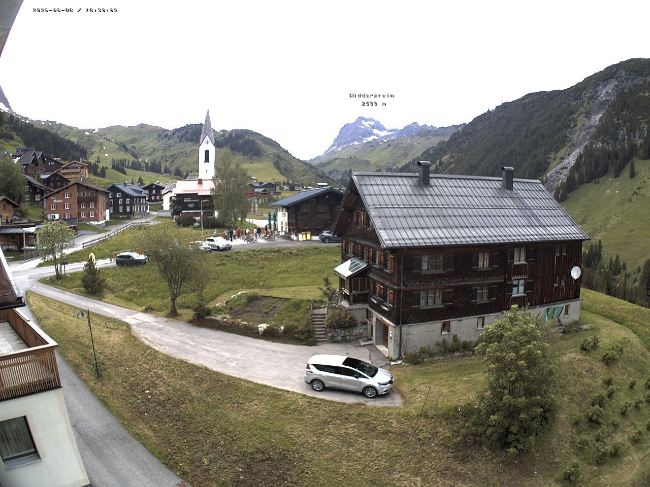 Archiv Foto Webcam Dorfzentrum von Warth