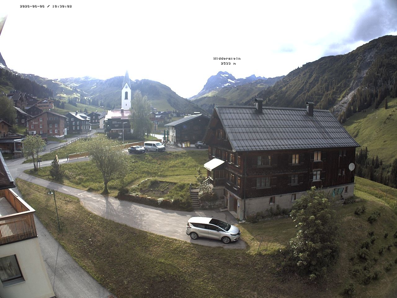 Archiv Foto Webcam Dorfzentrum von Warth