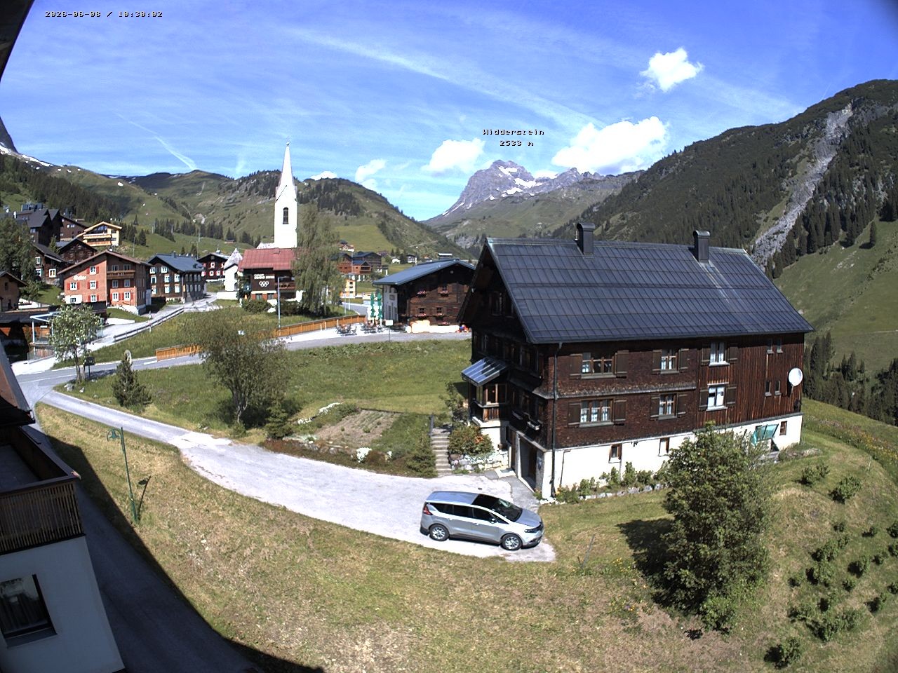 Archived image Webcam Village center Warth