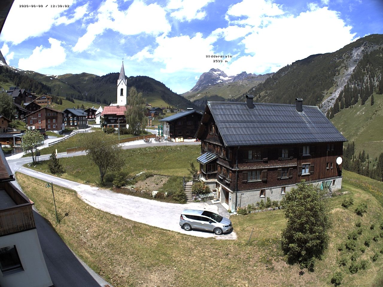Archived image Webcam Village center Warth
