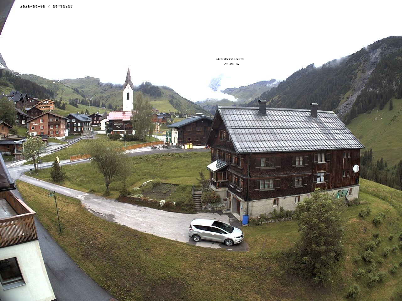 Archiv Foto Webcam Dorfzentrum von Warth