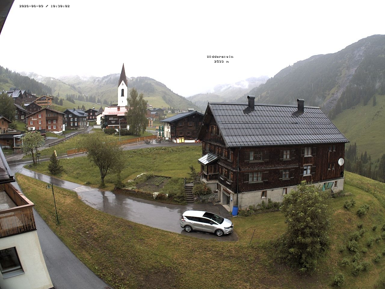 Archiv Foto Webcam Dorfzentrum von Warth