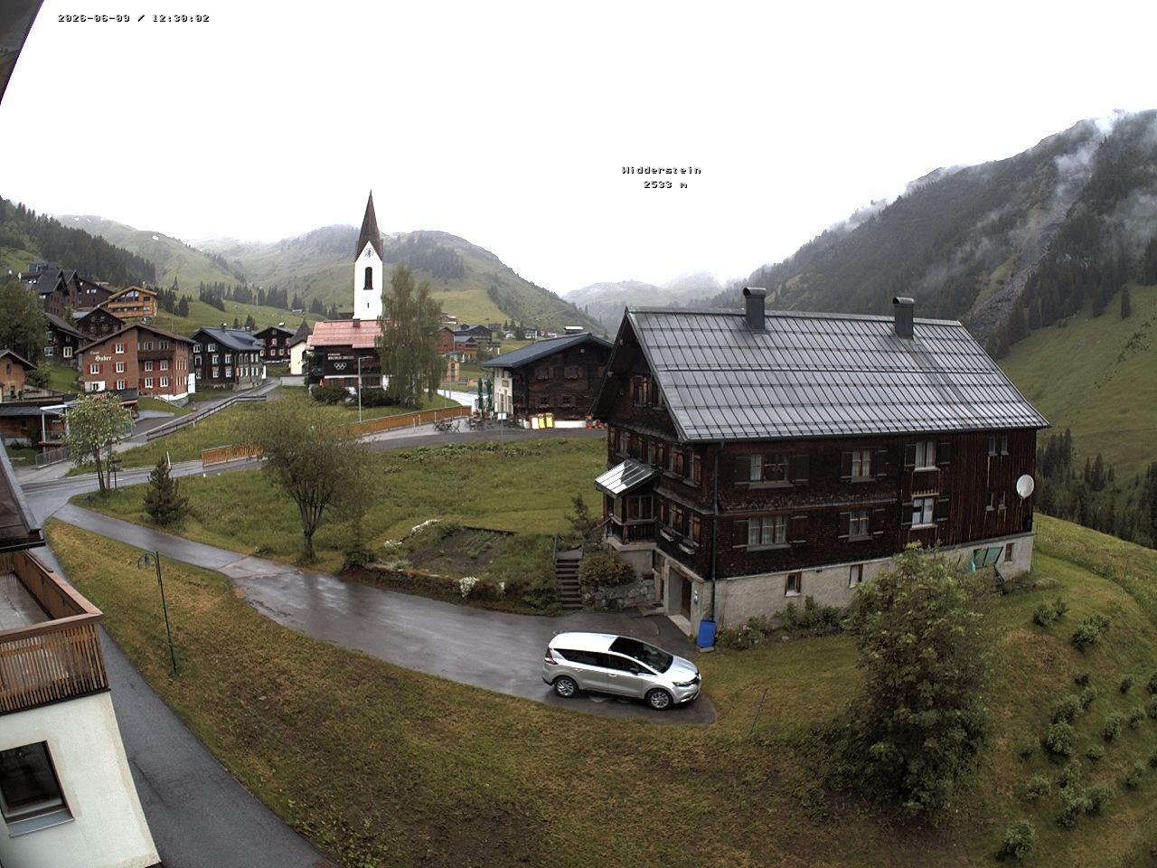 Archiv Foto Webcam Dorfzentrum von Warth