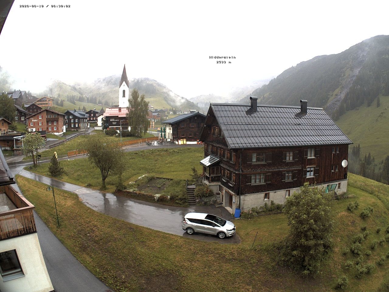 Archiv Foto Webcam Dorfzentrum von Warth