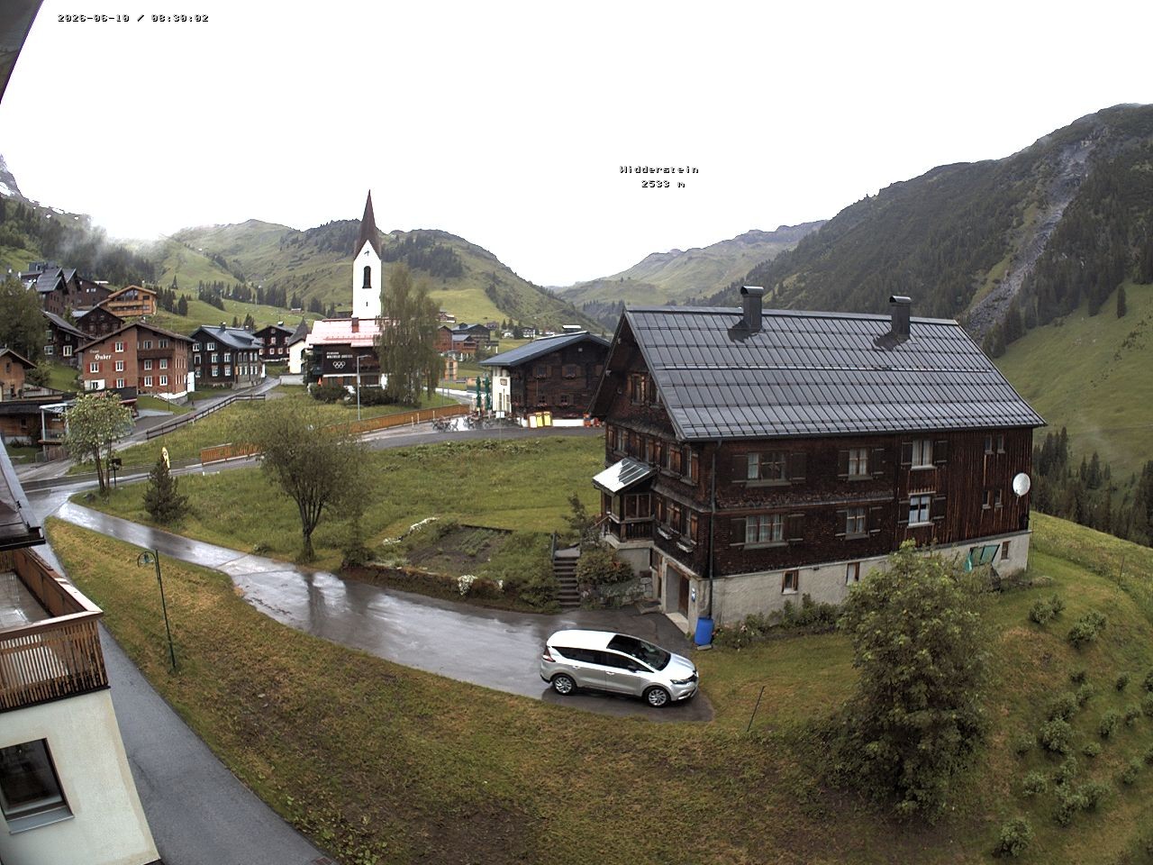 Archiv Foto Webcam Dorfzentrum von Warth