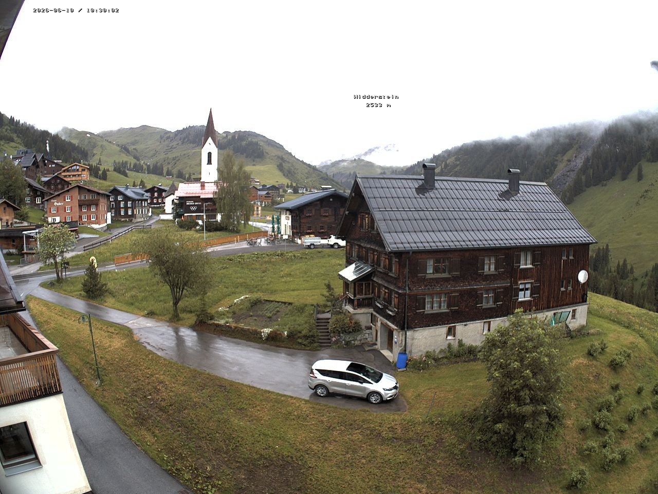 Archiv Foto Webcam Dorfzentrum von Warth