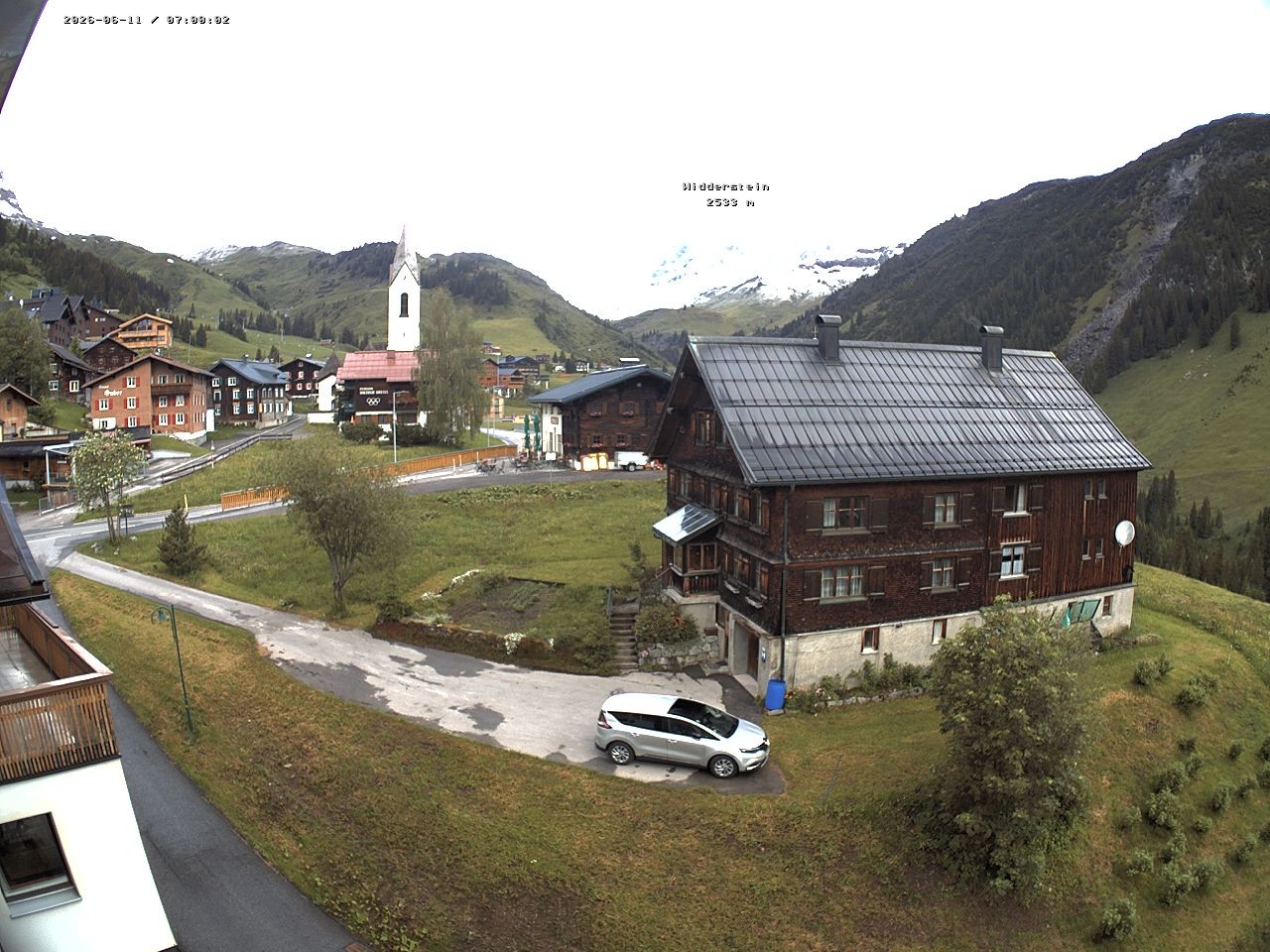 Archived image Webcam Village center Warth