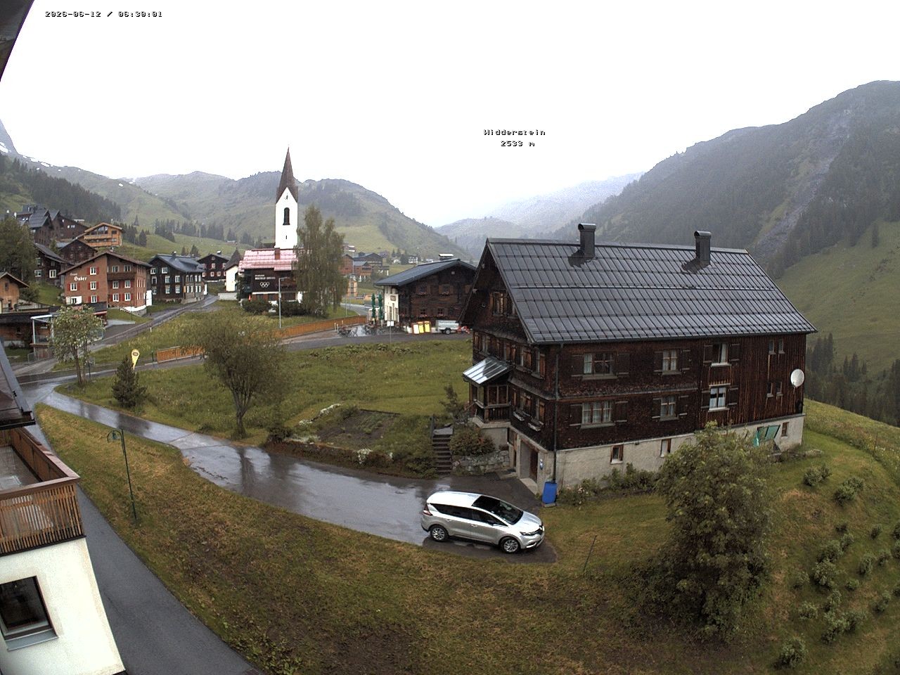 Archiv Foto Webcam Dorfzentrum von Warth