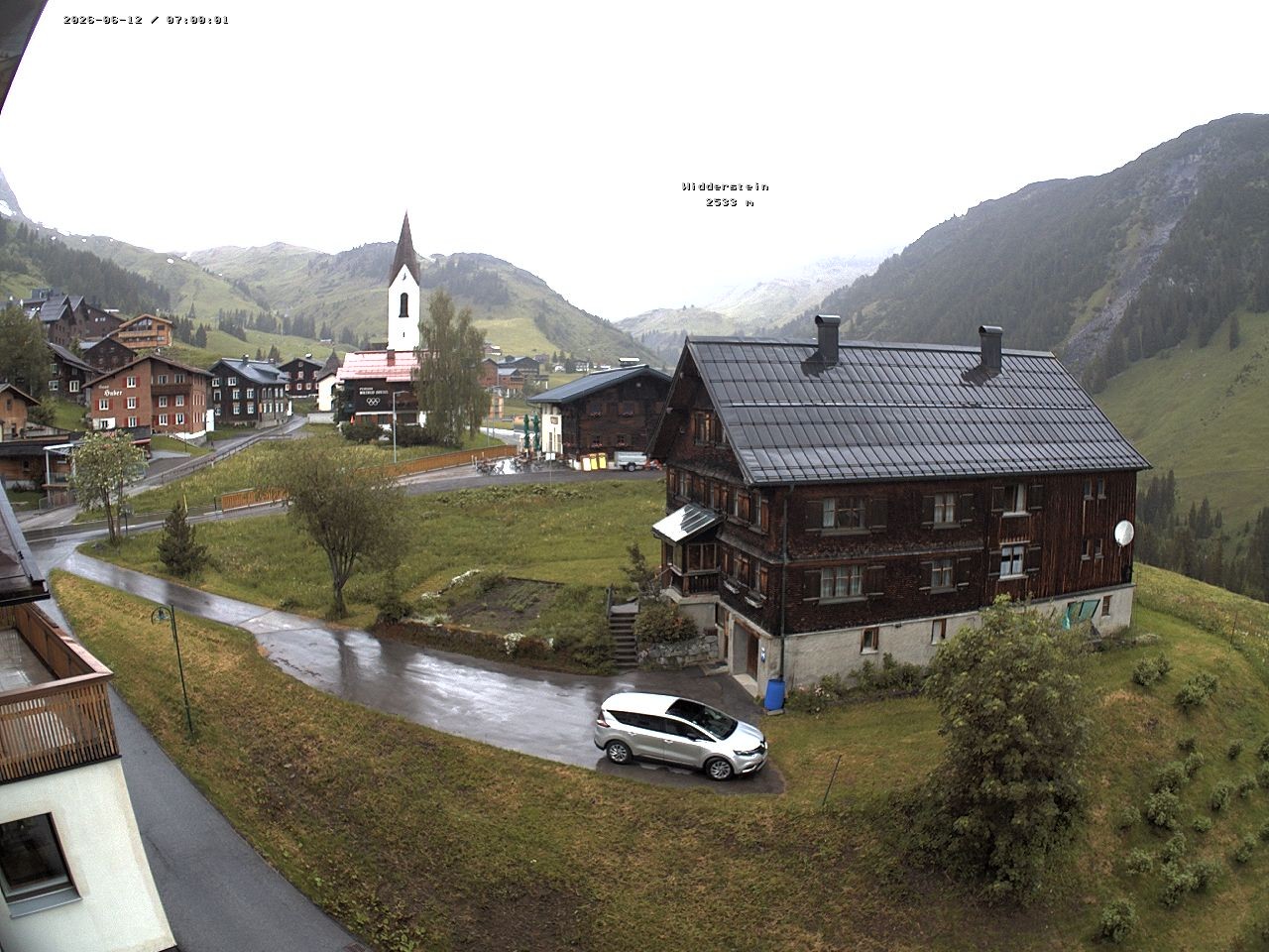 Archiv Foto Webcam Dorfzentrum von Warth