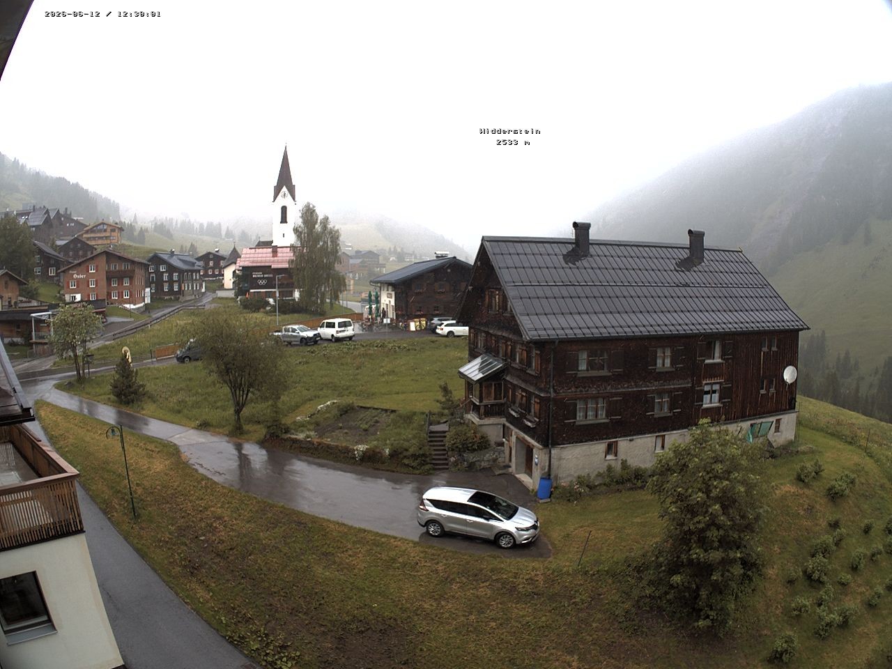 Archiv Foto Webcam Dorfzentrum von Warth