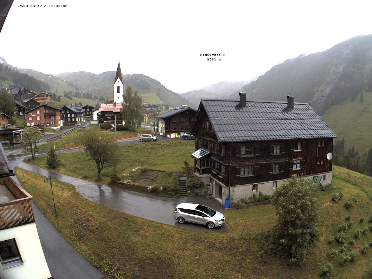Archiv Foto Webcam Dorfzentrum von Warth