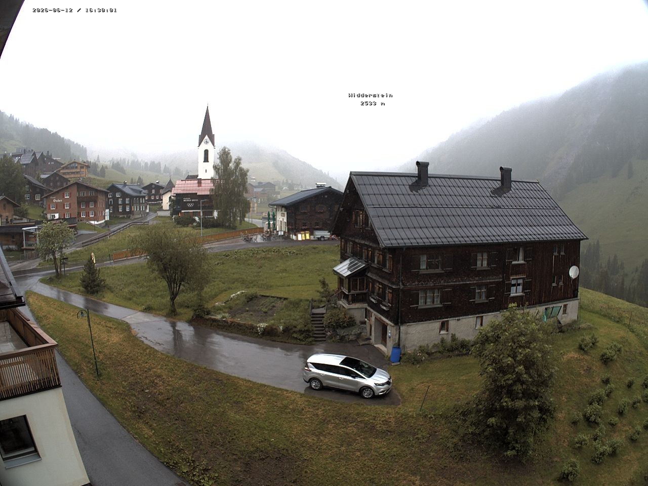 Archiv Foto Webcam Dorfzentrum von Warth