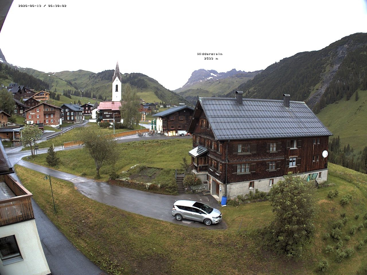 Archiv Foto Webcam Dorfzentrum von Warth