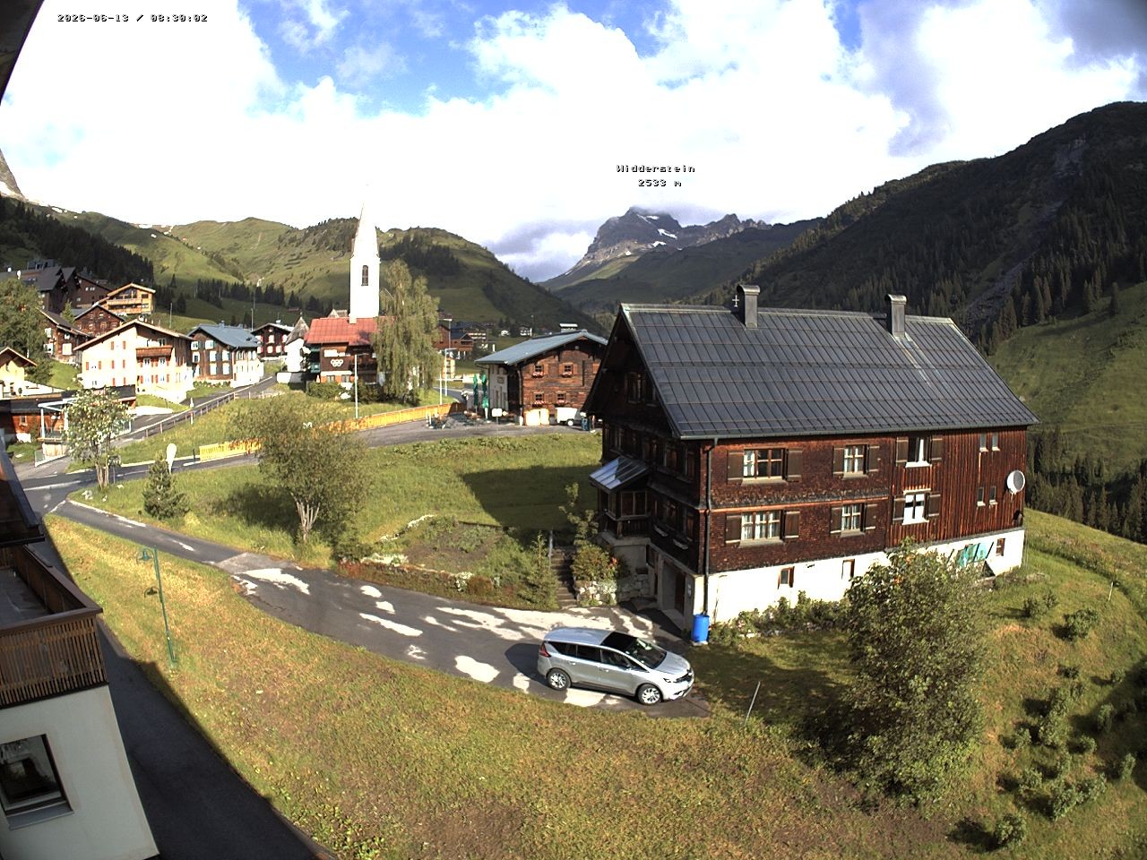 Archiv Foto Webcam Dorfzentrum von Warth