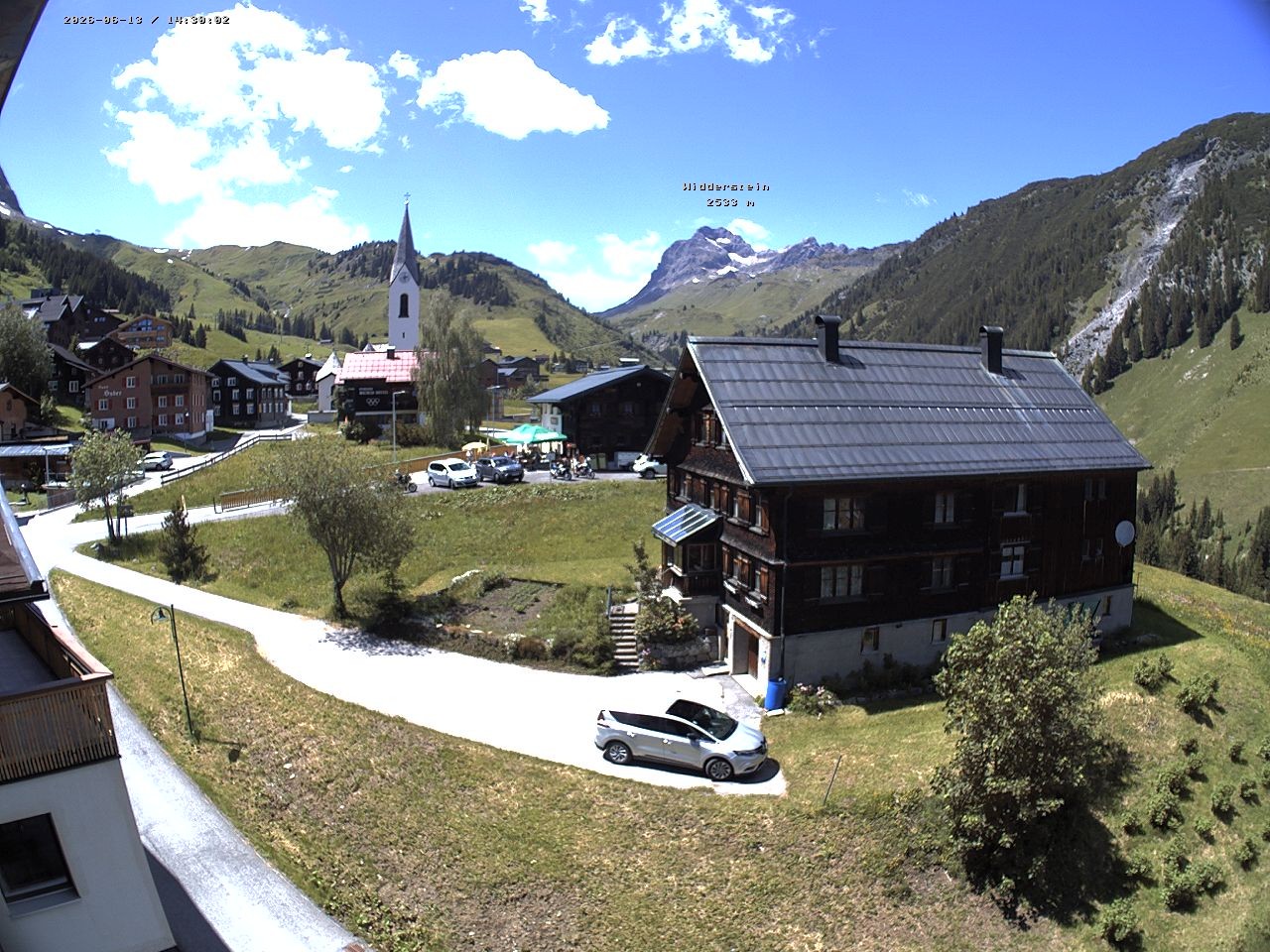 Archived image Webcam Village center Warth