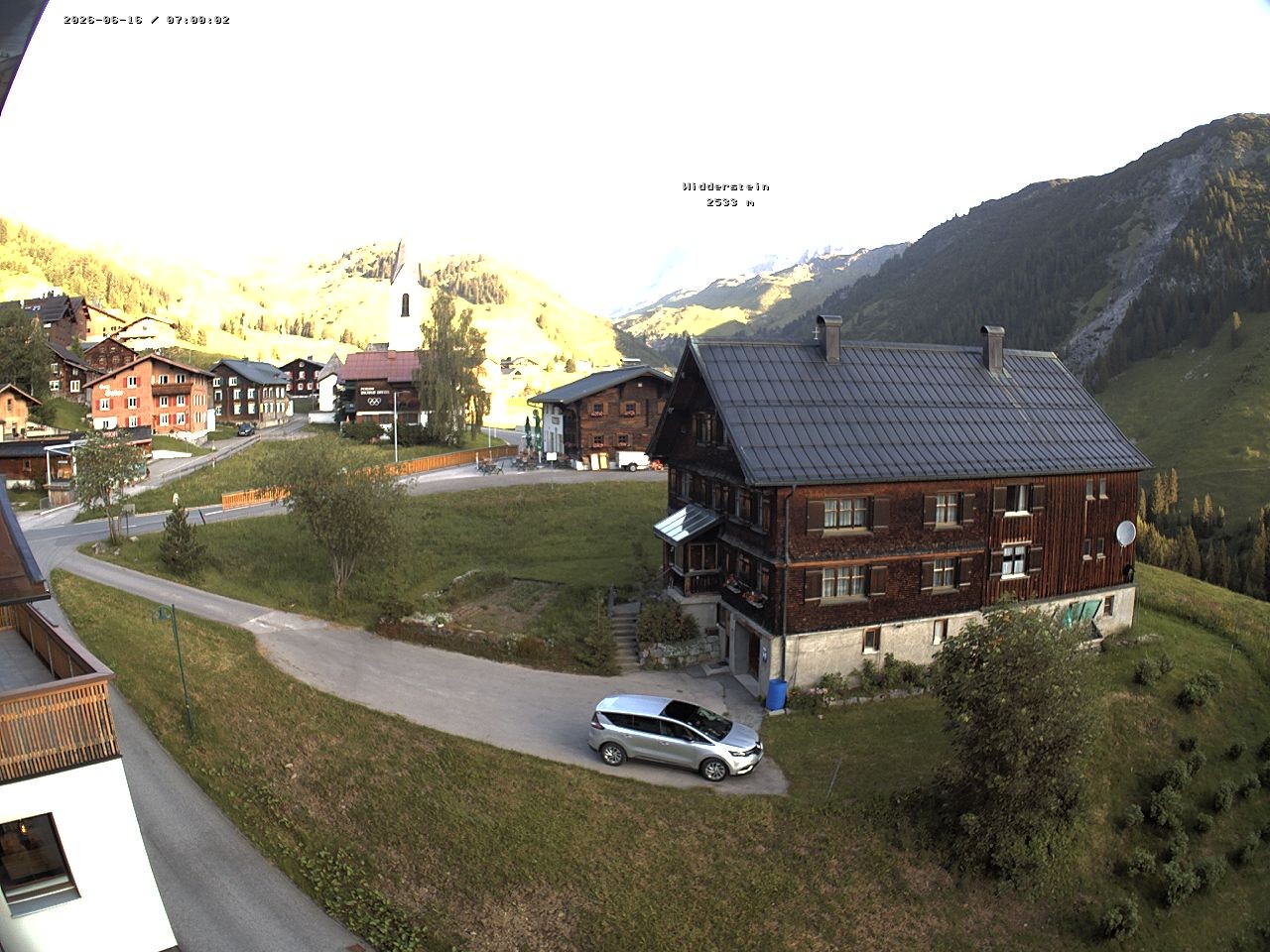 Archiv Foto Webcam Dorfzentrum von Warth