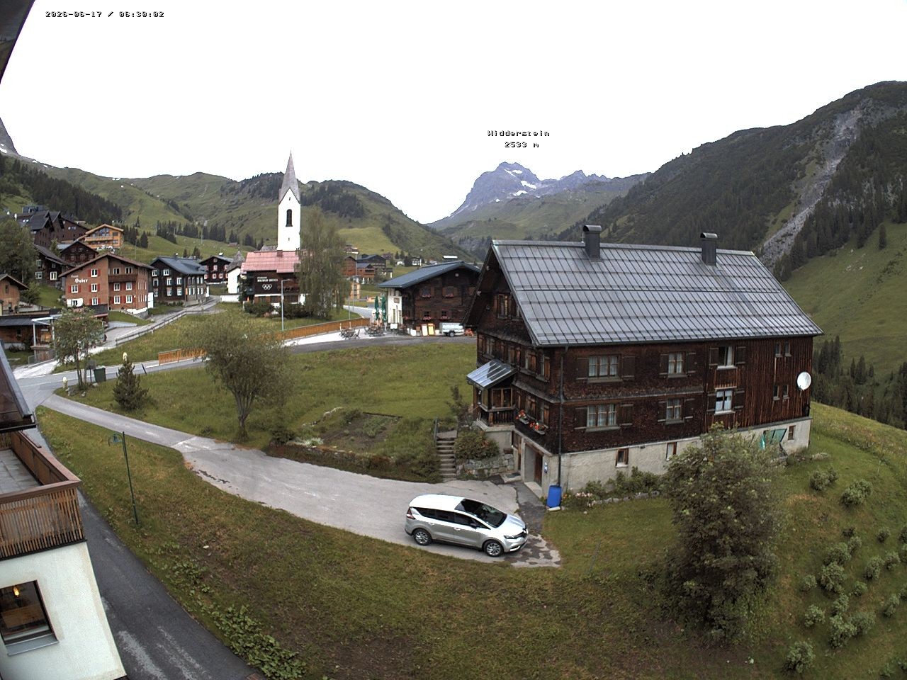 Archiv Foto Webcam Dorfzentrum von Warth