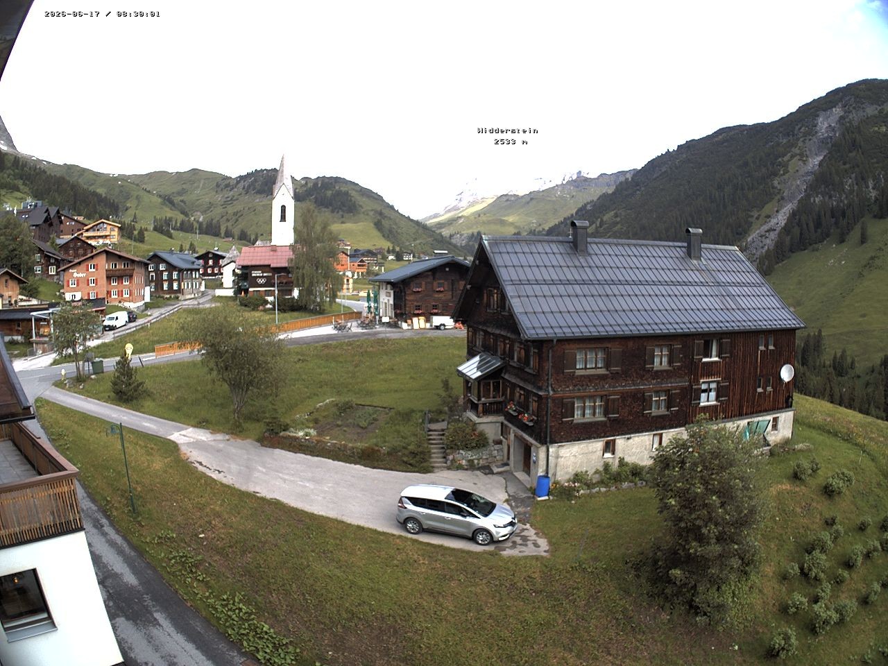 Archiv Foto Webcam Dorfzentrum von Warth