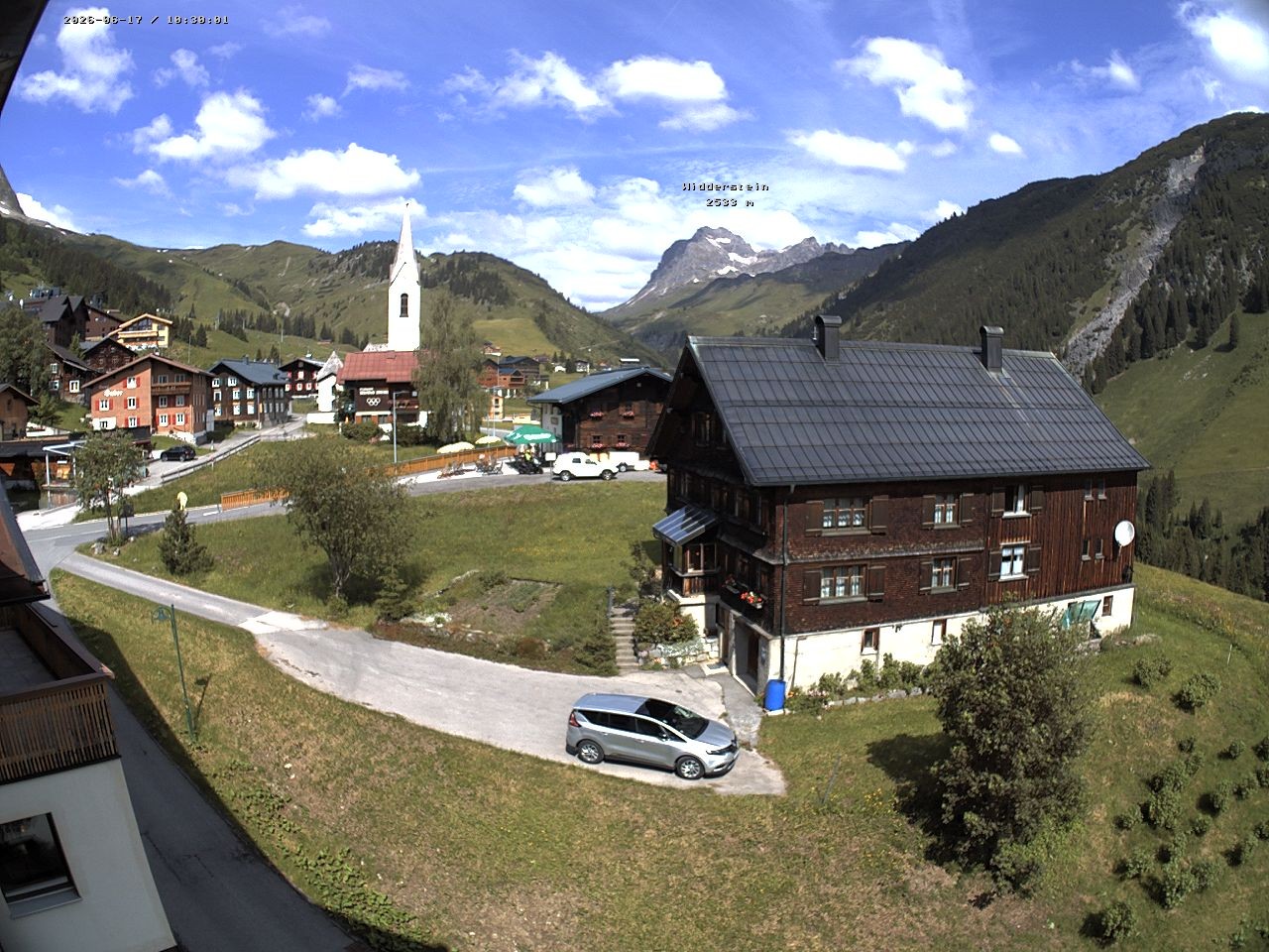 Archiv Foto Webcam Dorfzentrum von Warth