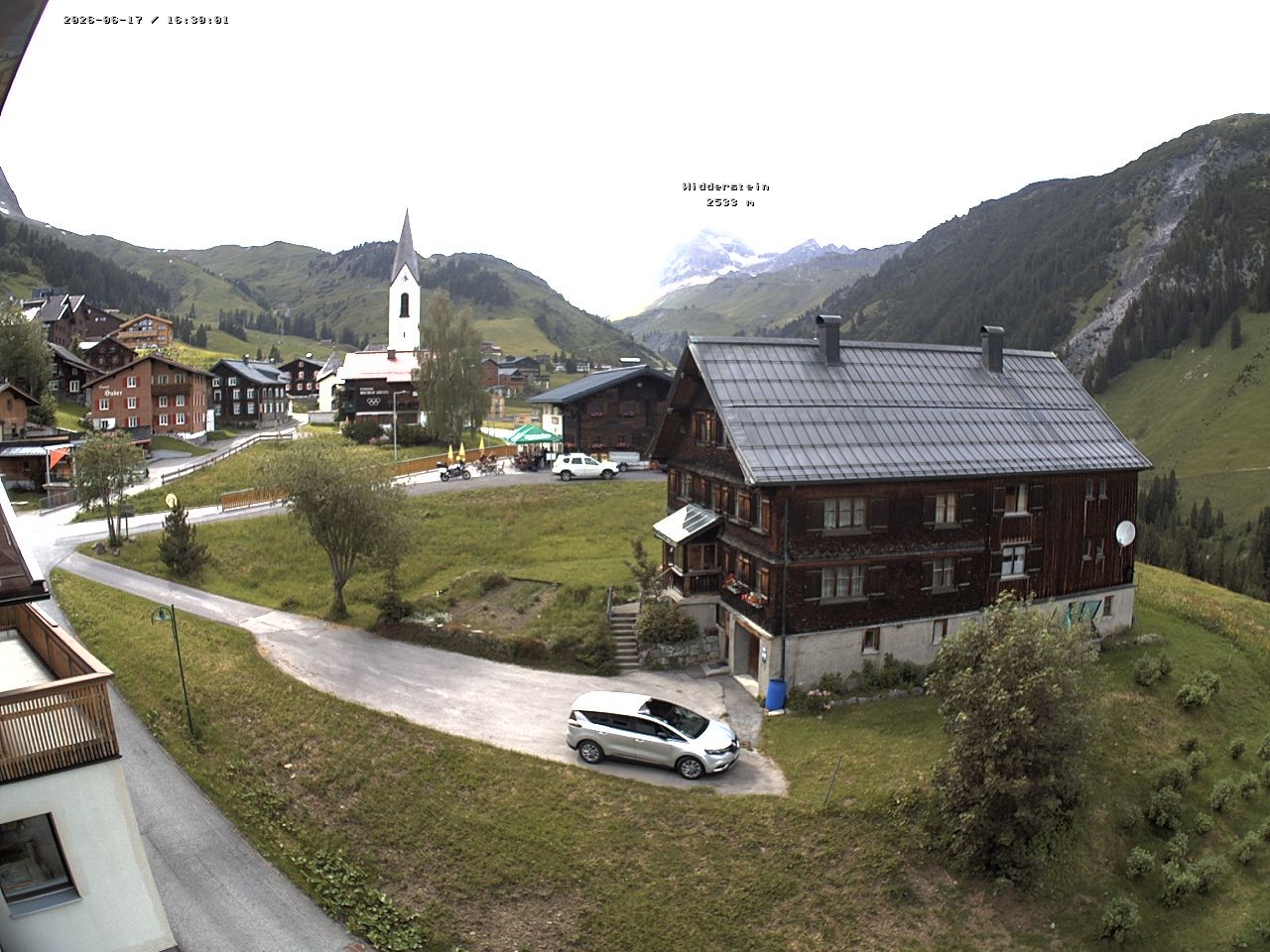 Archiv Foto Webcam Dorfzentrum von Warth