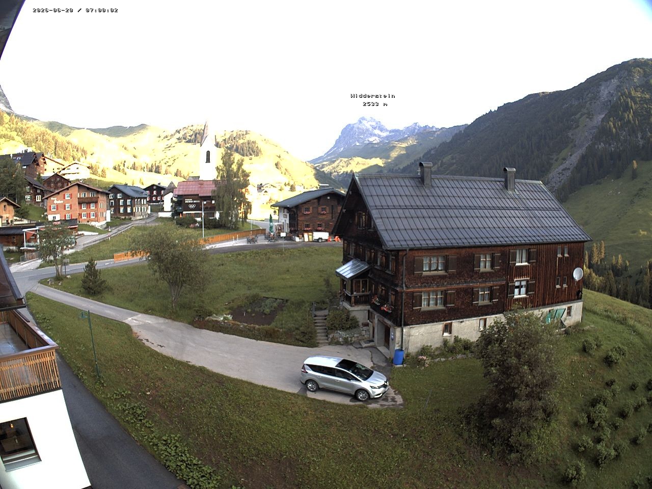 Archiv Foto Webcam Dorfzentrum von Warth