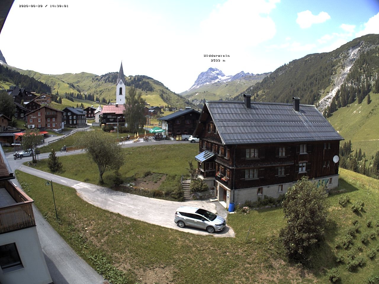 Archiv Foto Webcam Dorfzentrum von Warth