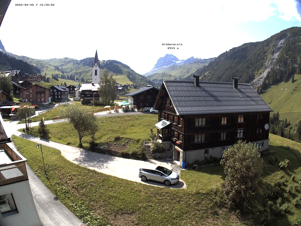 Archiv Foto Webcam Dorfzentrum von Warth