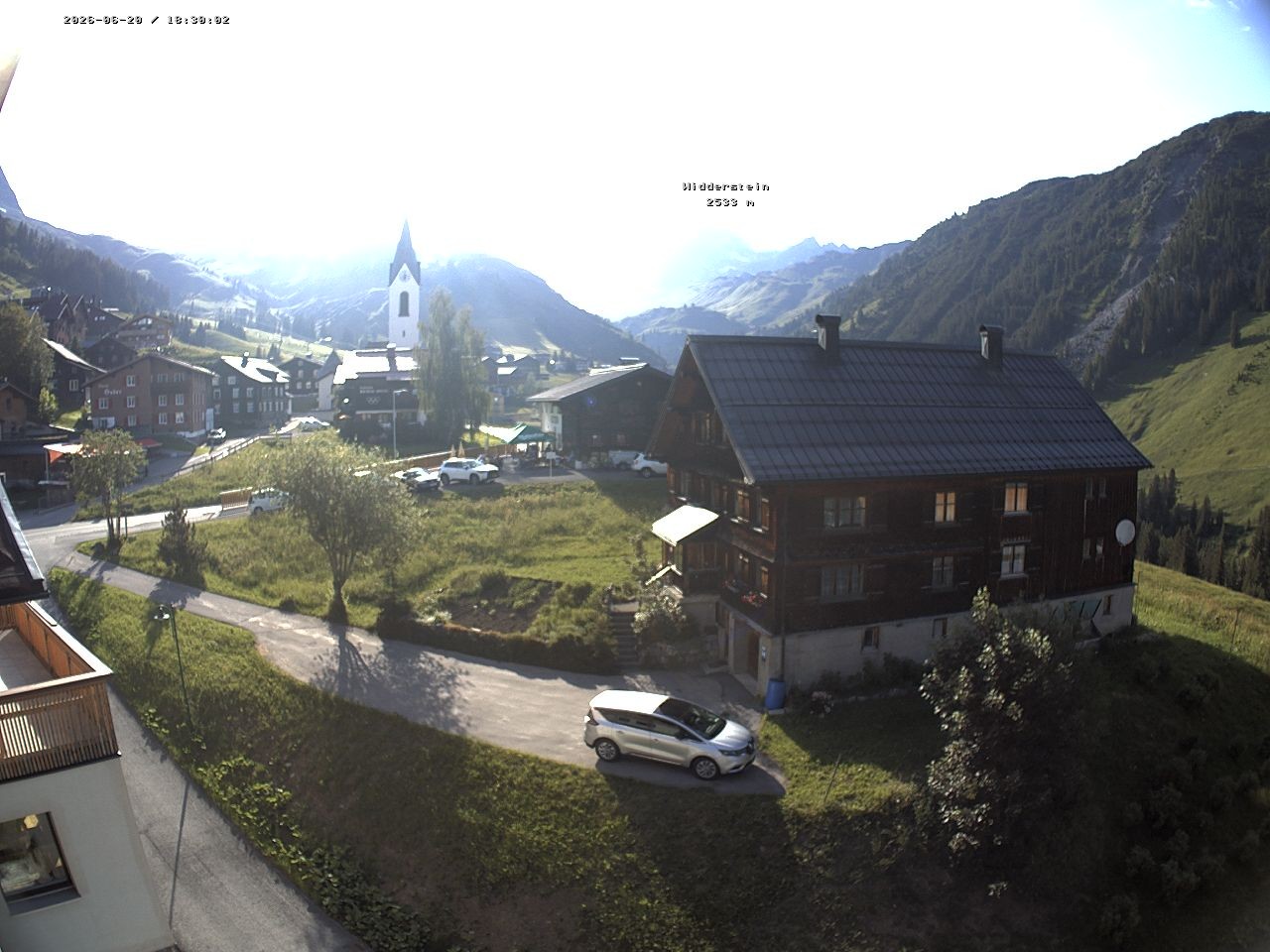 Archiv Foto Webcam Dorfzentrum von Warth