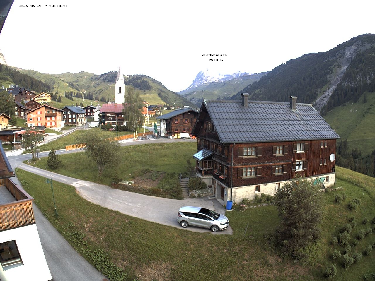 Archiv Foto Webcam Dorfzentrum von Warth