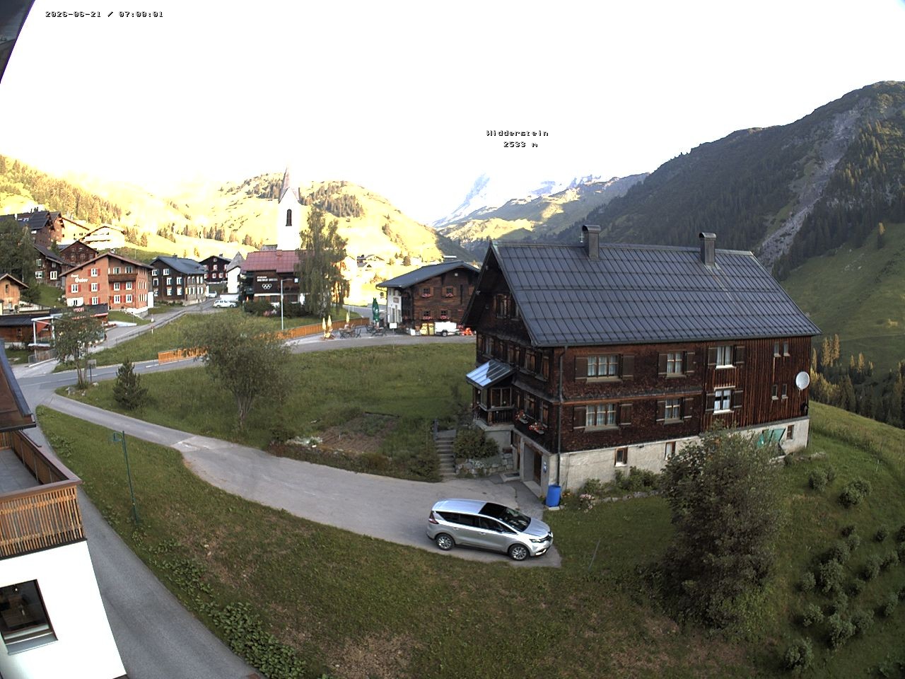 Archiv Foto Webcam Dorfzentrum von Warth