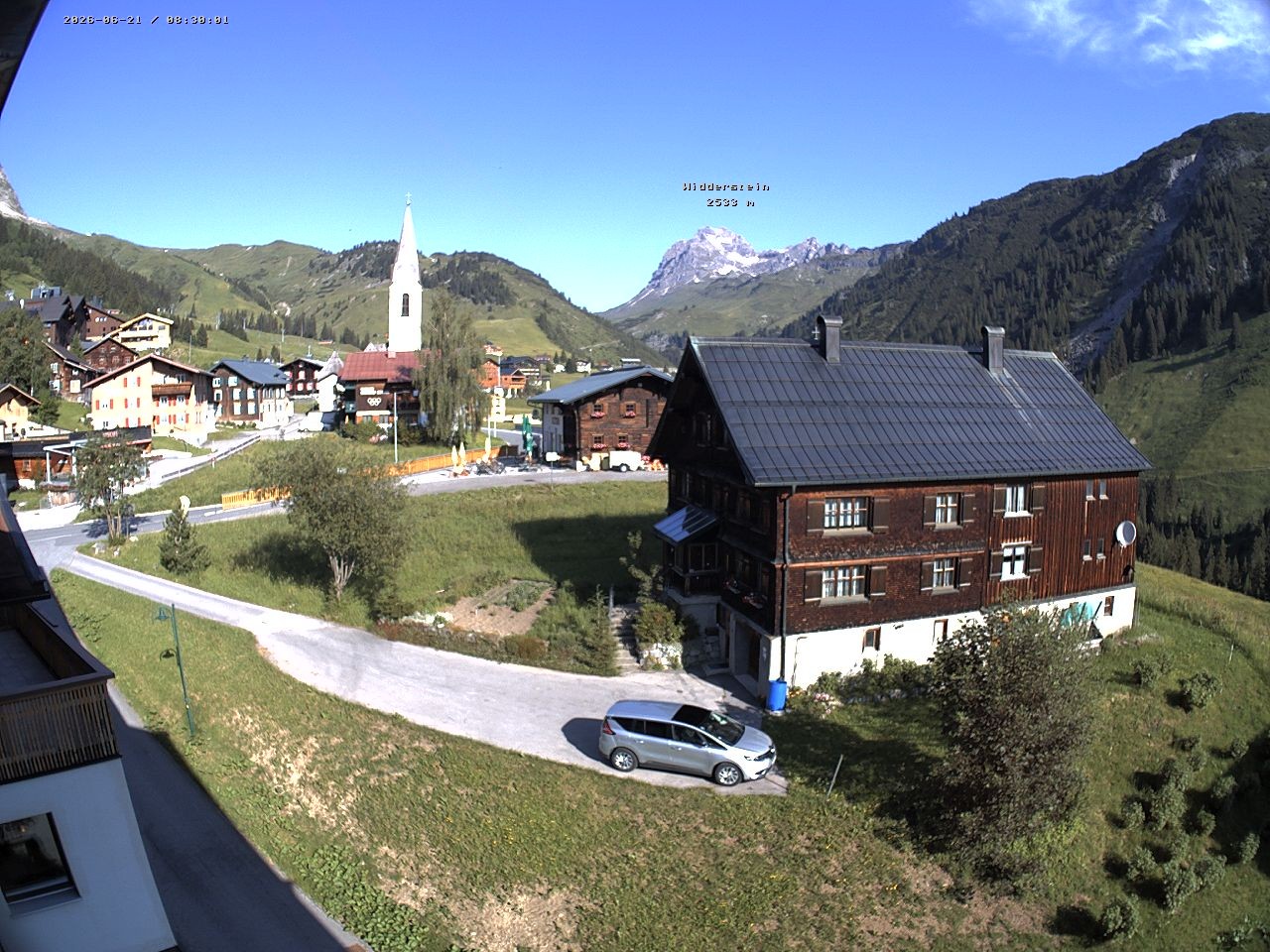 Archiv Foto Webcam Dorfzentrum von Warth