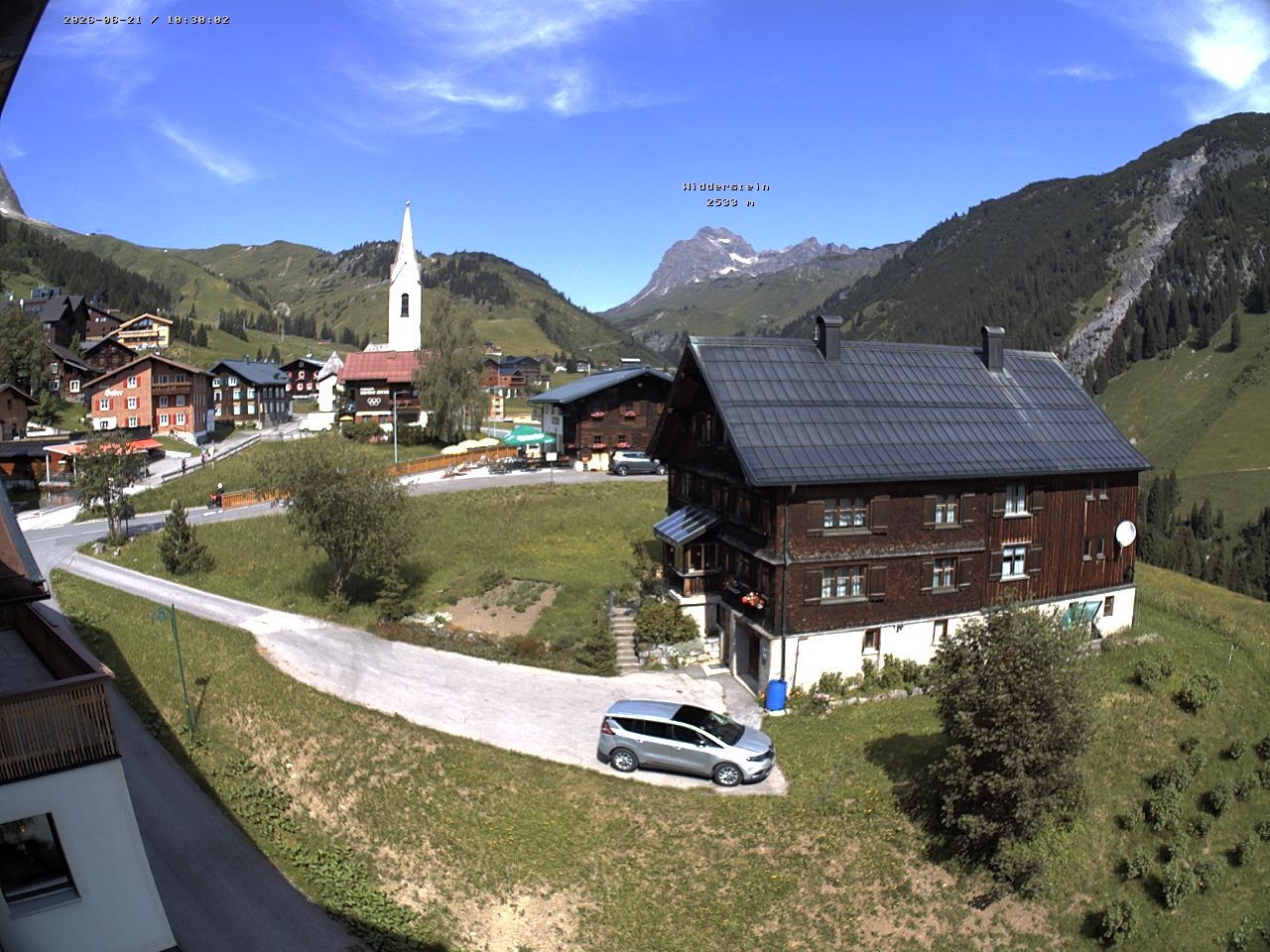 Archiv Foto Webcam Dorfzentrum von Warth