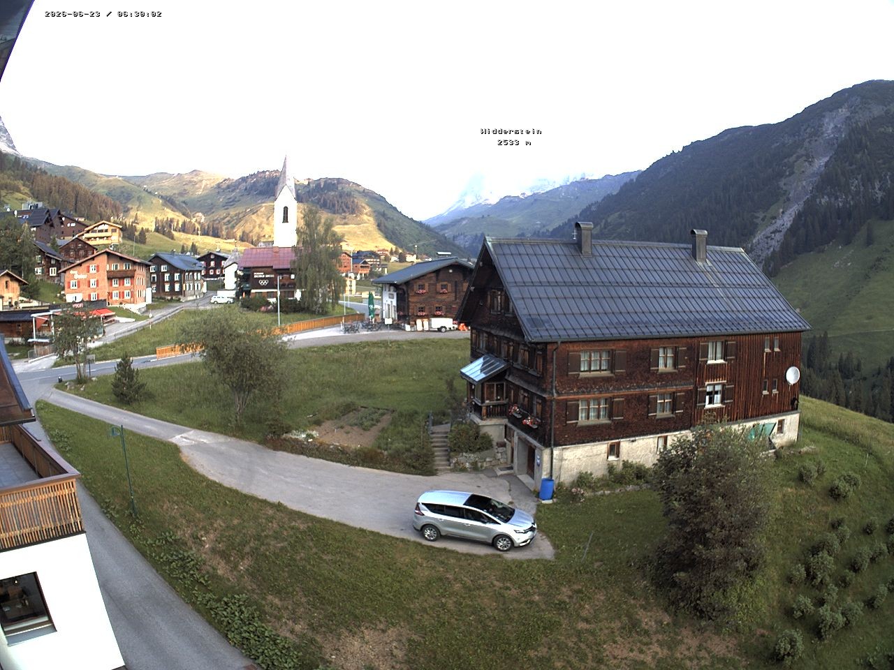 Archiv Foto Webcam Dorfzentrum von Warth