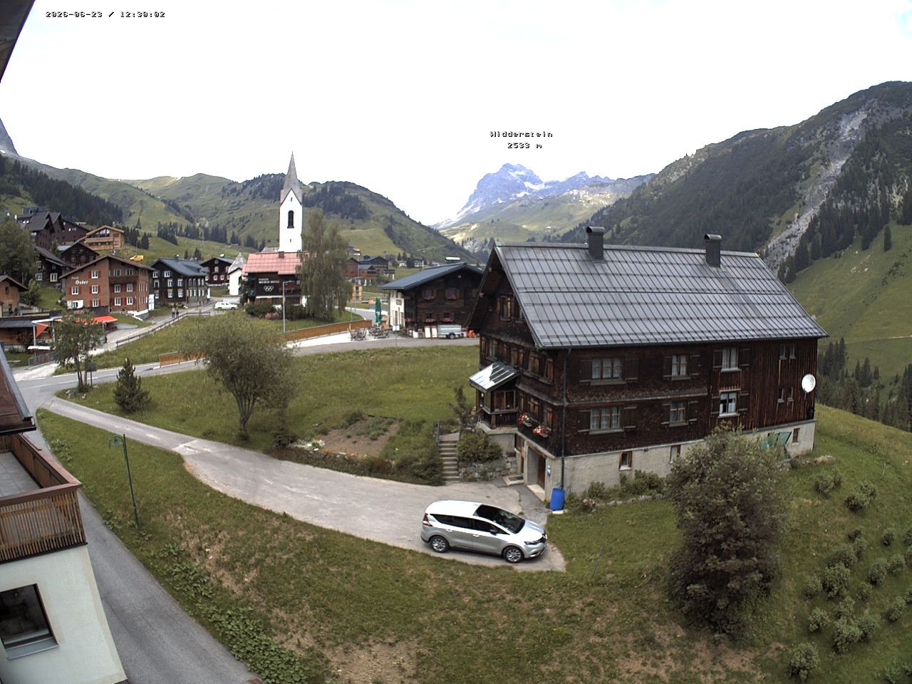 Archiv Foto Webcam Dorfzentrum von Warth