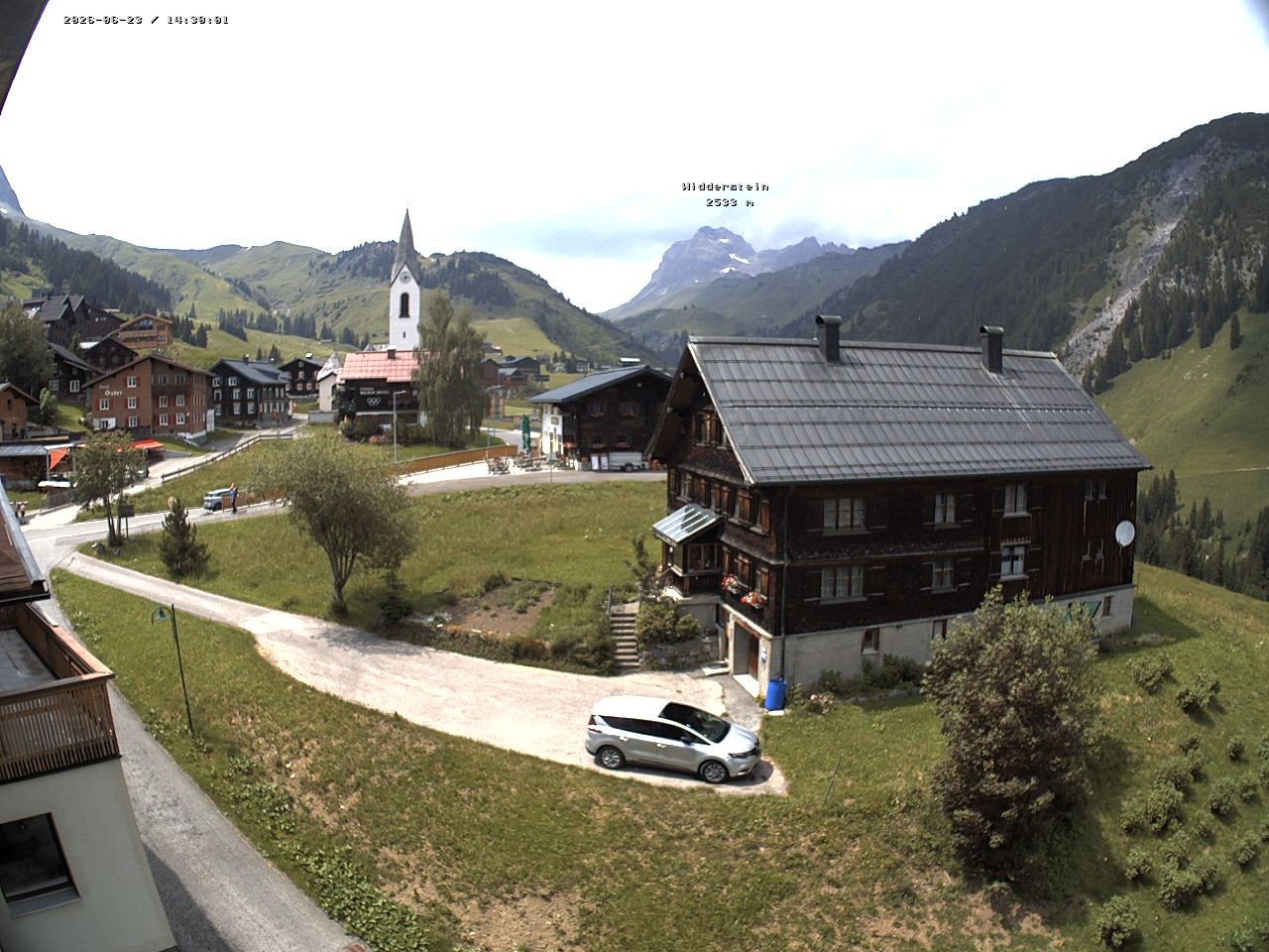 Archiv Foto Webcam Dorfzentrum von Warth
