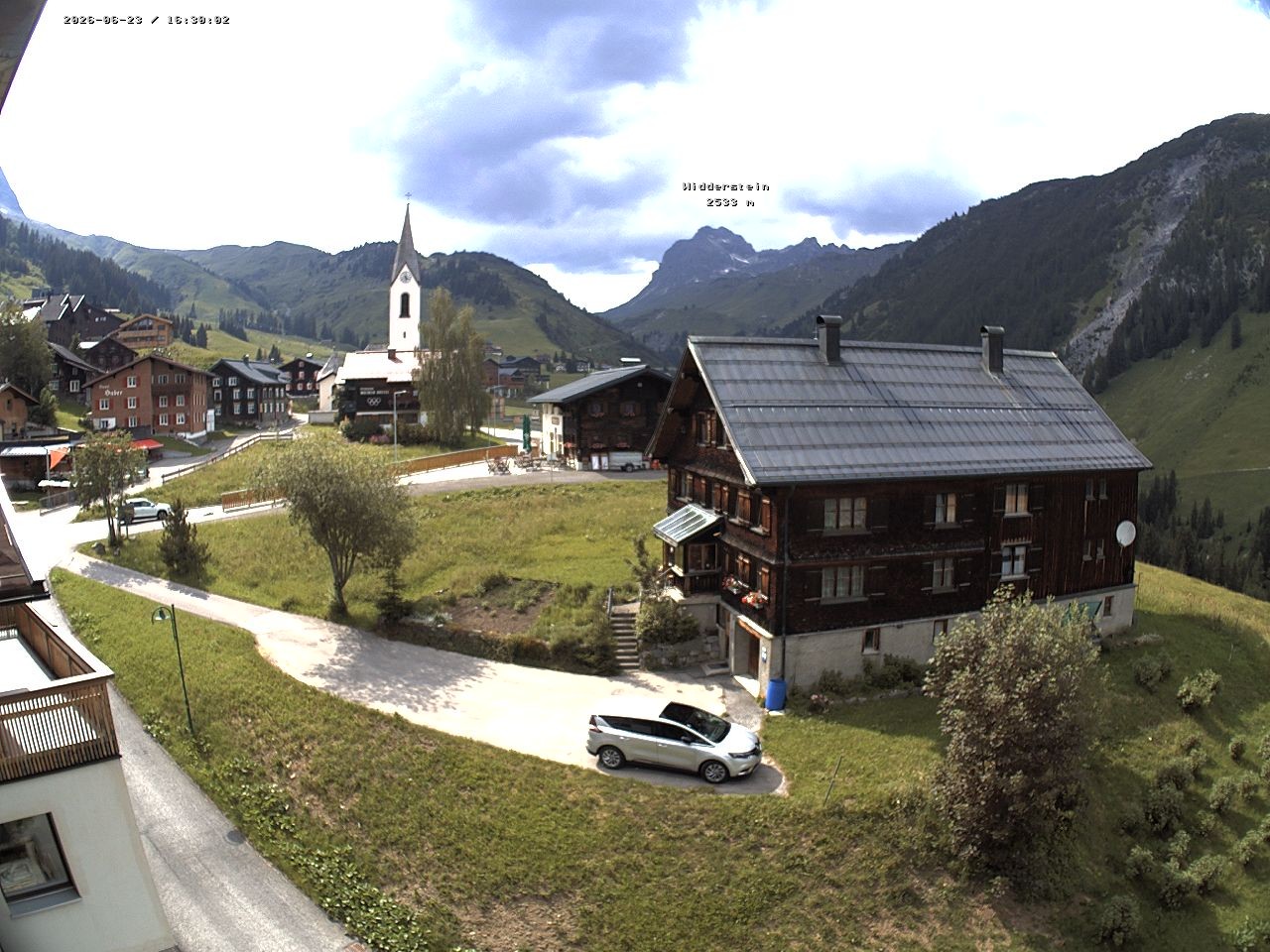 Archiv Foto Webcam Dorfzentrum von Warth