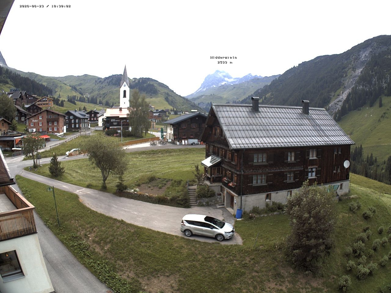 Archiv Foto Webcam Dorfzentrum von Warth