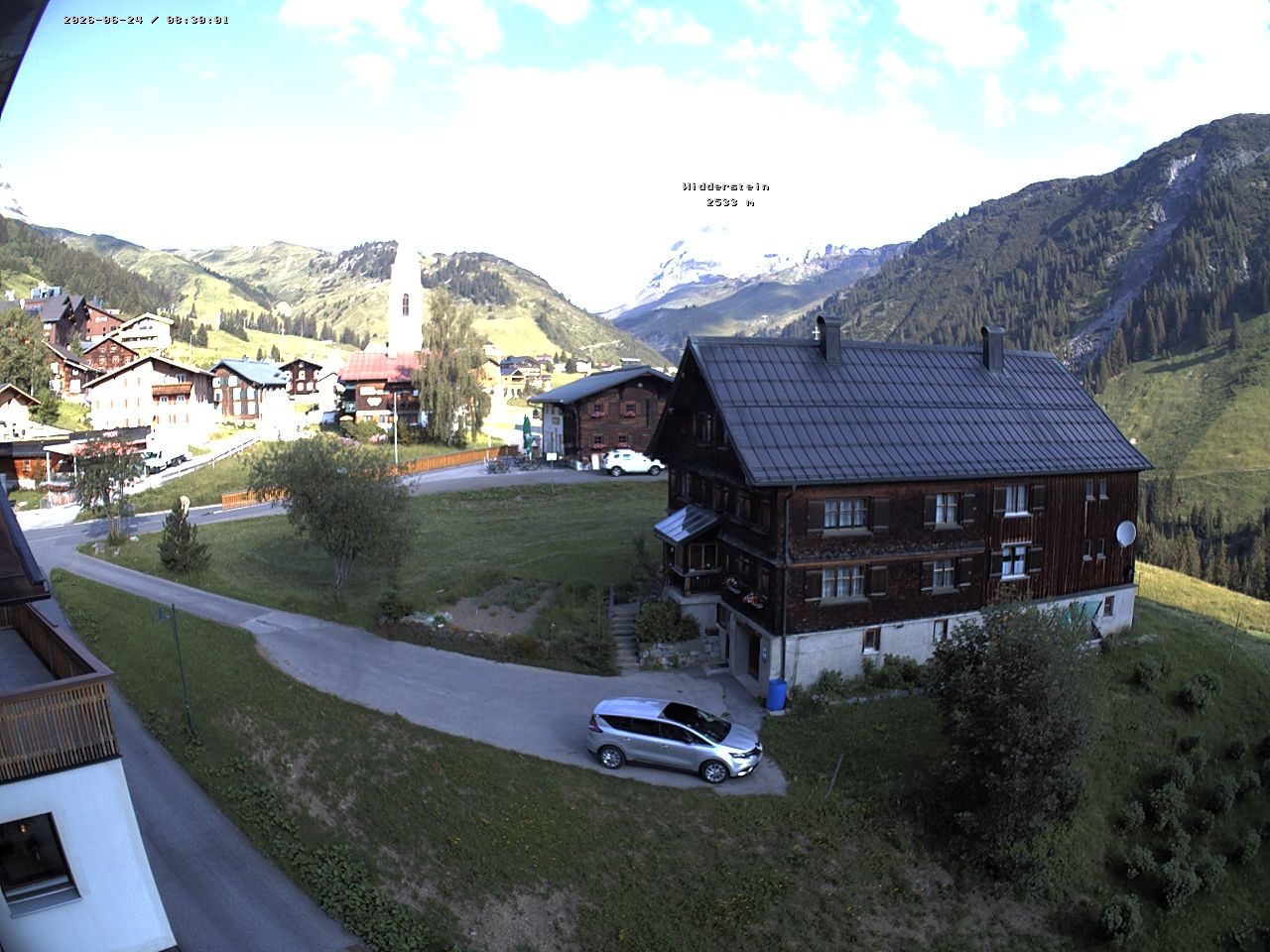 Archiv Foto Webcam Dorfzentrum von Warth